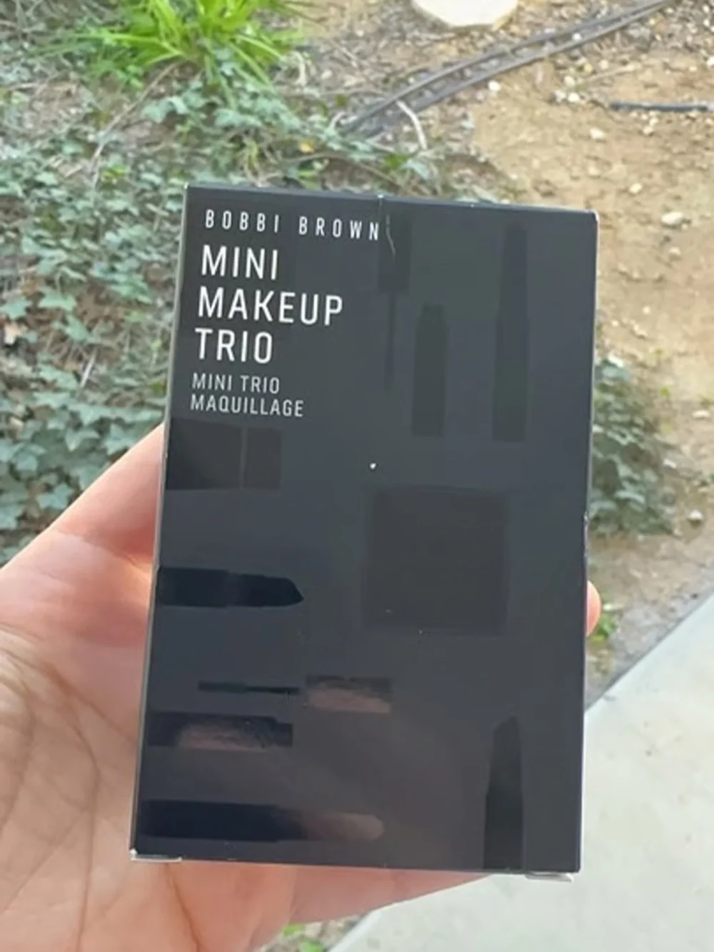 NIB Bobbi Brown Mini Makeup Trio Set (Face Base, Shadow Stick ombre , Mascara)